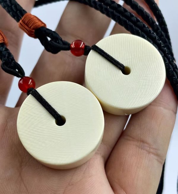 Mammoth Ivory Peace Amulet Pendant