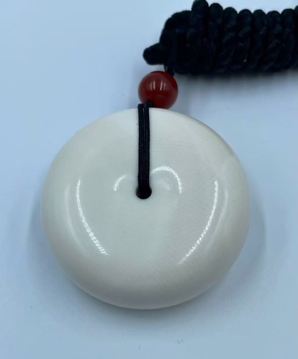 Mammoth Ivory Fortune Donut Pendant