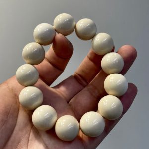 Large Bead Mammoth Ivory Bracelet